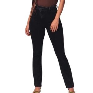Abercrombie & Fitch The 90s Slim Straight Ultra High Rise 26 Cross Over Detail